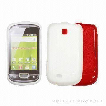 TPU Backcover, Suitable for Samsung S5570, Made of Shinning Powder